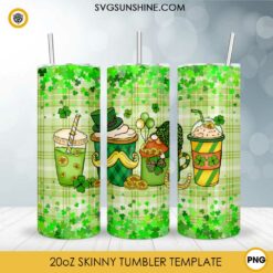 St Patricks Coffee 20oz Tumbler Wrap PNG