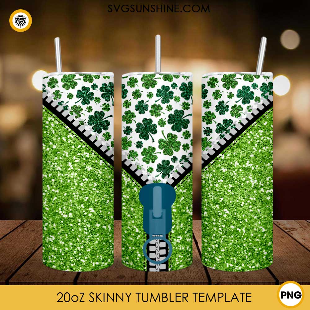 St Patrick's Day Shamrock 20oz Tumbler Wrap PNG St Patrick's Day Shamrock 20oz Tumbler Wrap PNG