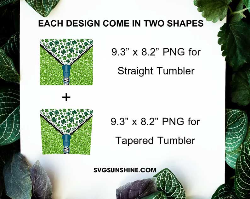 St Patrick's Day Shamrock 20oz Tumbler Wrap PNG St Patrick's Day Shamrock 20oz Tumbler Wrap PNG