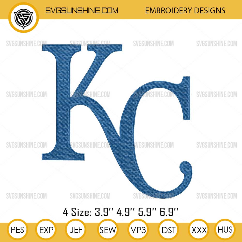 Kansas City Royals Logo Embroidery Design Files Kansas City Royals Logo Embroidery Design Files
