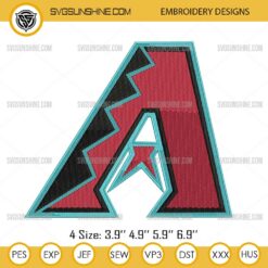 Arizona Diamondbacks Logo Embroidery Design Files