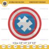Captain America Autism Embroidery Design, Superhero Autism Embroidery Design Files