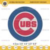 Chicago Cubs Logo Embroidery Design Files