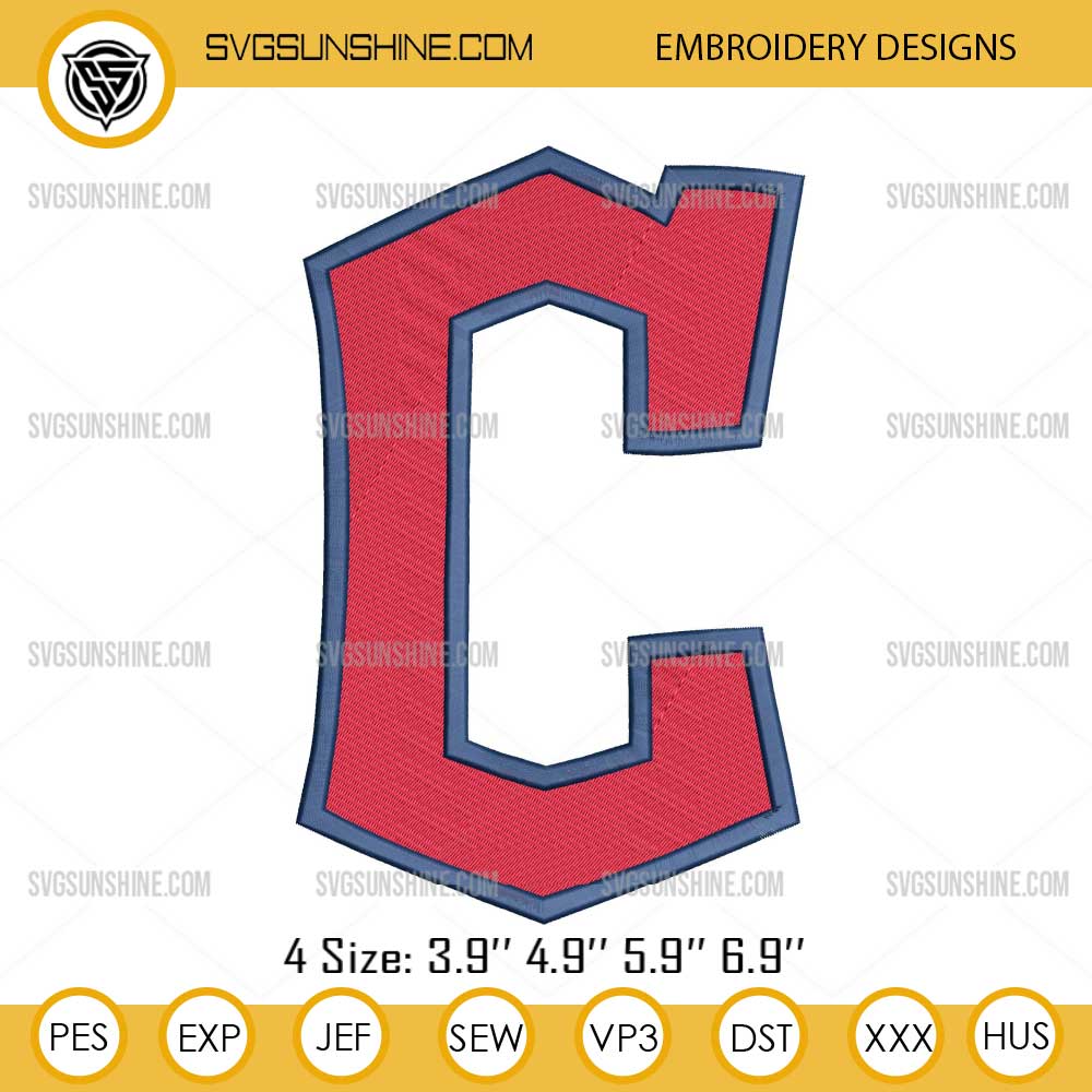 Cleveland Guardians Logo Embroidery Design Files Cleveland Guardians Logo Embroidery Design Files