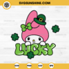 My Melody Lucky Shamrock SVG, Sanrio St. Patrick's Day SVG