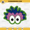 Phillie Phanatic Eyes SVG, Philadelphia Mascot Phanatic Face SVG