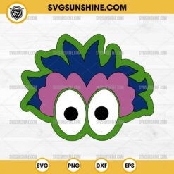 Phillie Phanatic Eyes SVG, Philadelphia Mascot Phanatic Face SVG