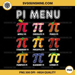 Pi Menu Fruit PNG, Funny 3.14 Math PNG, Pi Day PNG