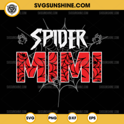 Spider Mimi SVG, Spiderman Mimi SVG