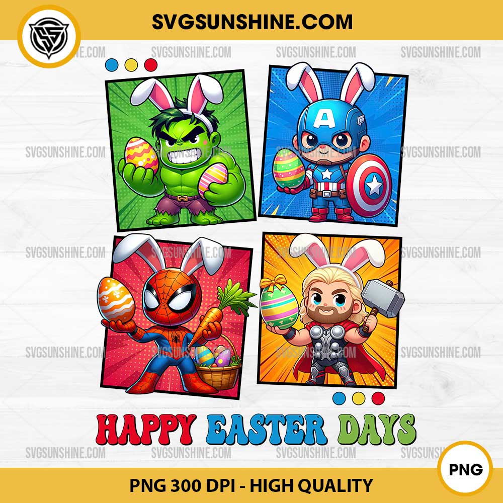 Superhero Happy Easter Day PNG, Marvel Easter Bunny PNG Superhero Happy Easter Day PNG, Marvel Easter Bunny PNG