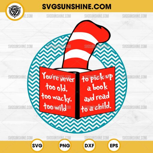 The Cat In The Hat Quotes SVG, Dr Seuss Read Across America SVG