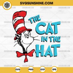 The Cat In The Hat SVG, Dr Seuss SVG