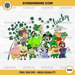 Happy St Patricks Day Cartoon PNG, Disney Mickey Mouse And Friends PNG