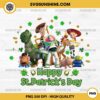 Toy Story Happy Patricks Day PNG, Disney Toy Story Saint Patricks Day PNG