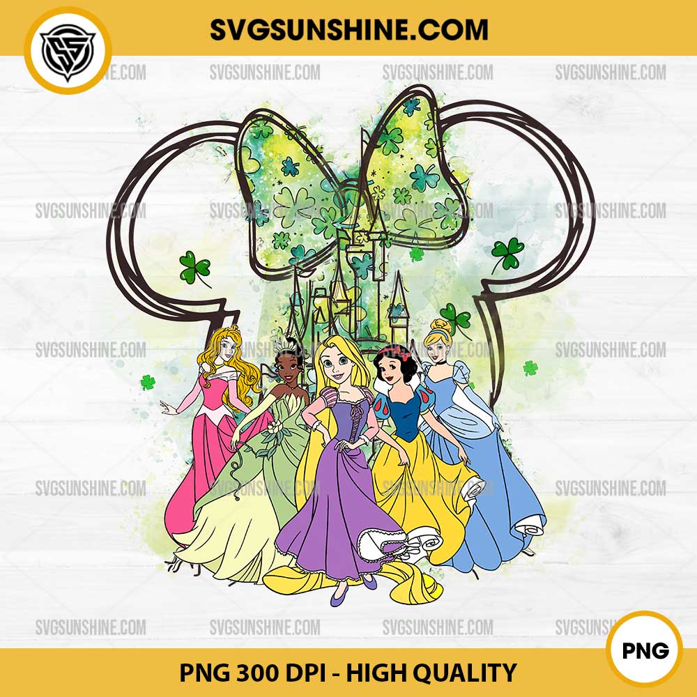 Disney Princess Mouse Castle PNG, Disney Princess St Patricks Day PNG Disney Princess Mouse Castle PNG, Disney Princess St Patricks Day PNG