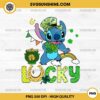 Lucky Stitch Lover PNG, Disney Stitch St Patricks Day PNG