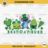 Stitch Best Day Ever PNG, Disney Stitch St Patricks Day PNG