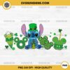 Stitch Snacks Patricks Day PNG, Disney Stitch St Patricks Day PNG