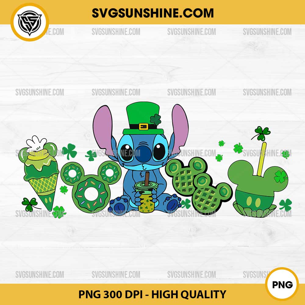 Stitch Snacks Patricks Day PNG, Disney Stitch St Patricks Day PNG Stitch Snacks Patricks Day PNG, Disney Stitch St Patricks Day PNG