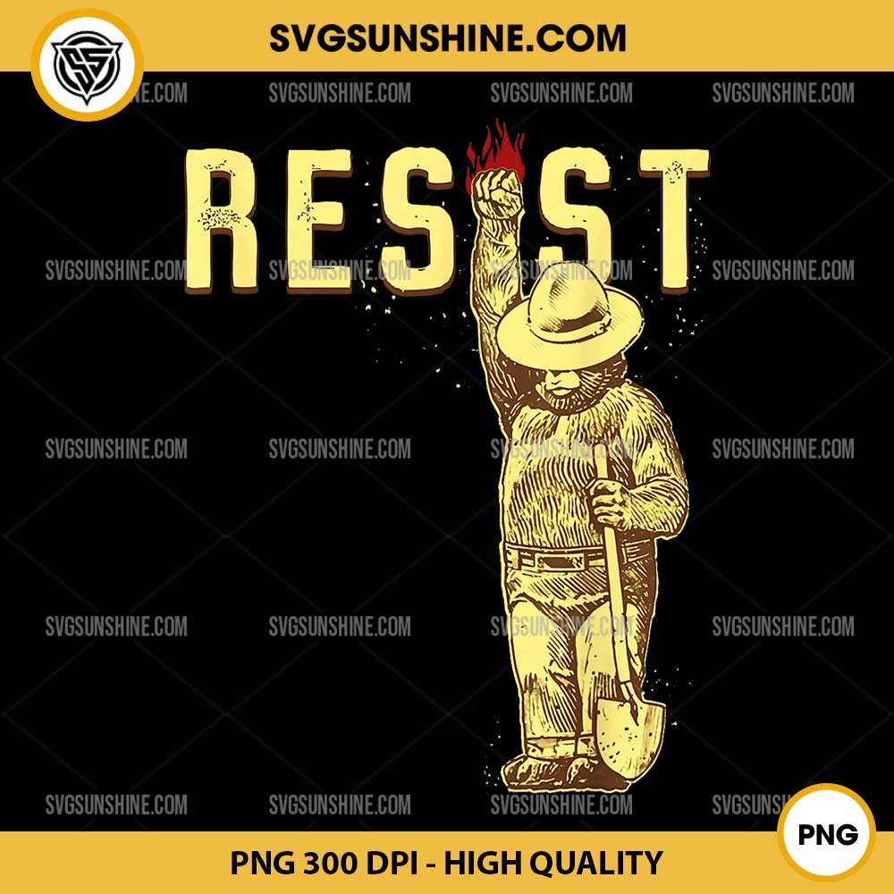 Vintage Smokey The Resist Bear PNG, Vintage Bear Resist PNG Vintage Smokey The Resist Bear PNG, Vintage Bear Resist PNG