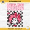 Little Miss Thing Checkered PNG, Miss Thing Dr Seuss PNG