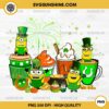 Saint Patricks Day Minion Coffee And Cake PNG, Minion Patricks Day PNG