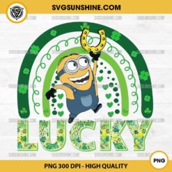 Disney Minion Lucky Patricks Day PNG, Minion Irish Patricks PNG