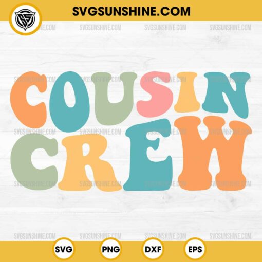 Cousin Crew SVG, Family Cousin SVG PNG