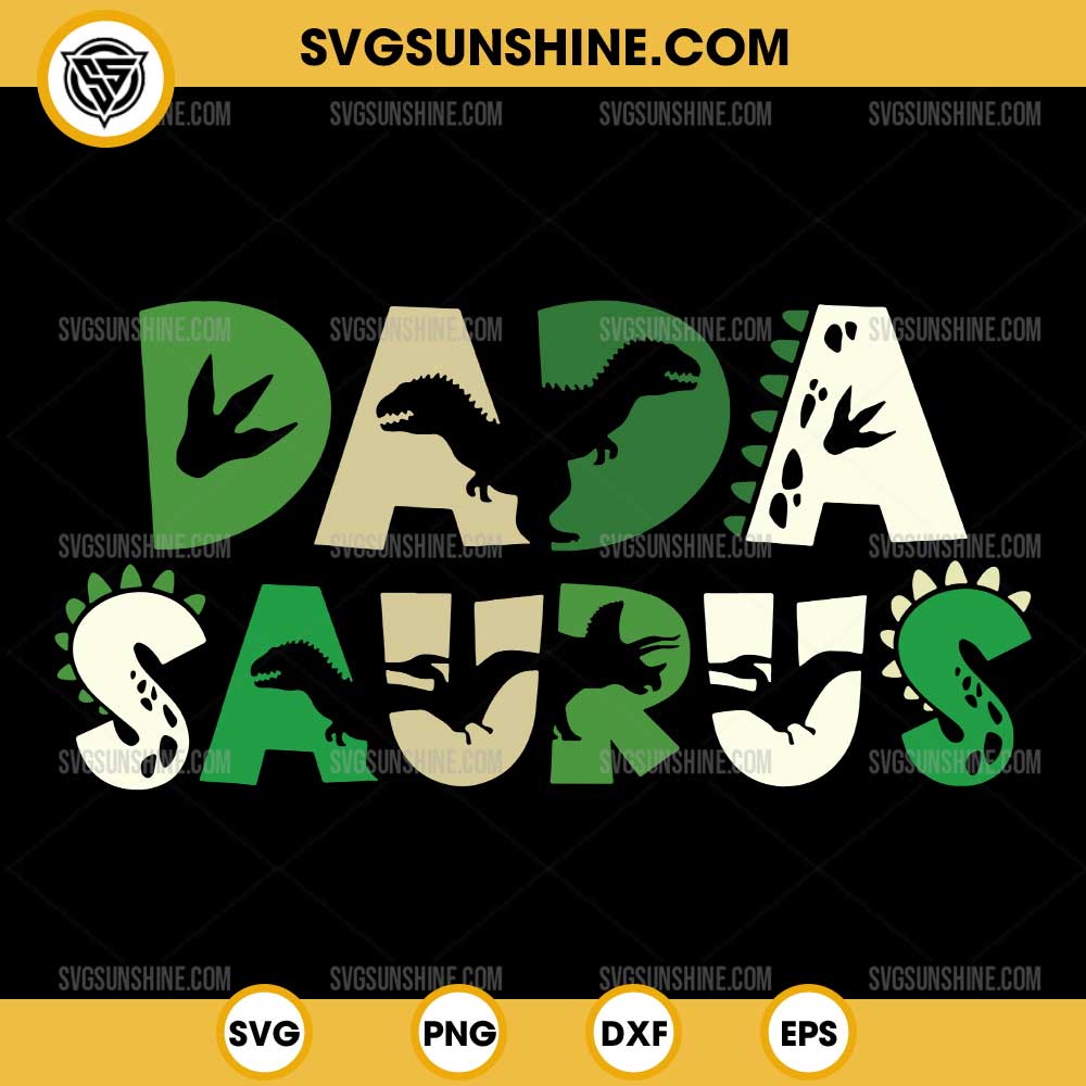 Dada Saurus SVG, Matching Family Dinosaur SVG Dada Saurus SVG, Matching Family Dinosaur SVG