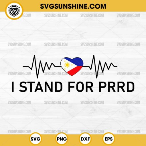 I Stand for PRRD SVG, Supporter Digong Duterte Philippine SVG