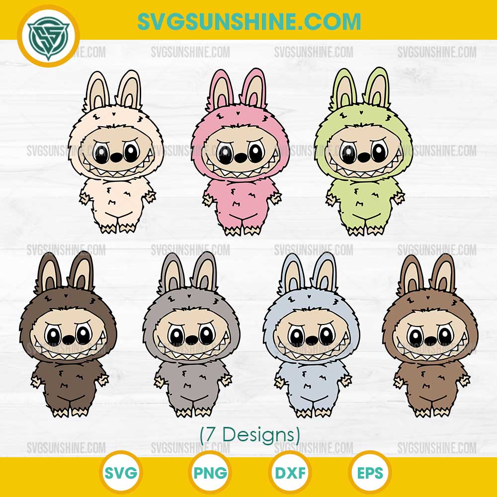 Labubu SVG Bundle, Labubu SVG, Labubu PNG File Labubu SVG Bundle, Labubu SVG, Labubu PNG File