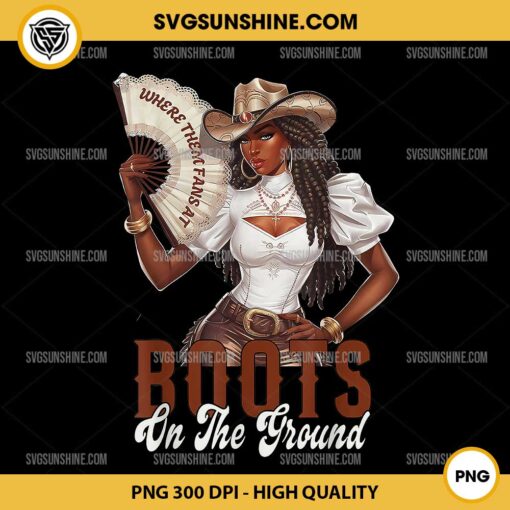 Boots On The Ground PNG, Black Cowgirl PNG, African American Cowgirl PNG