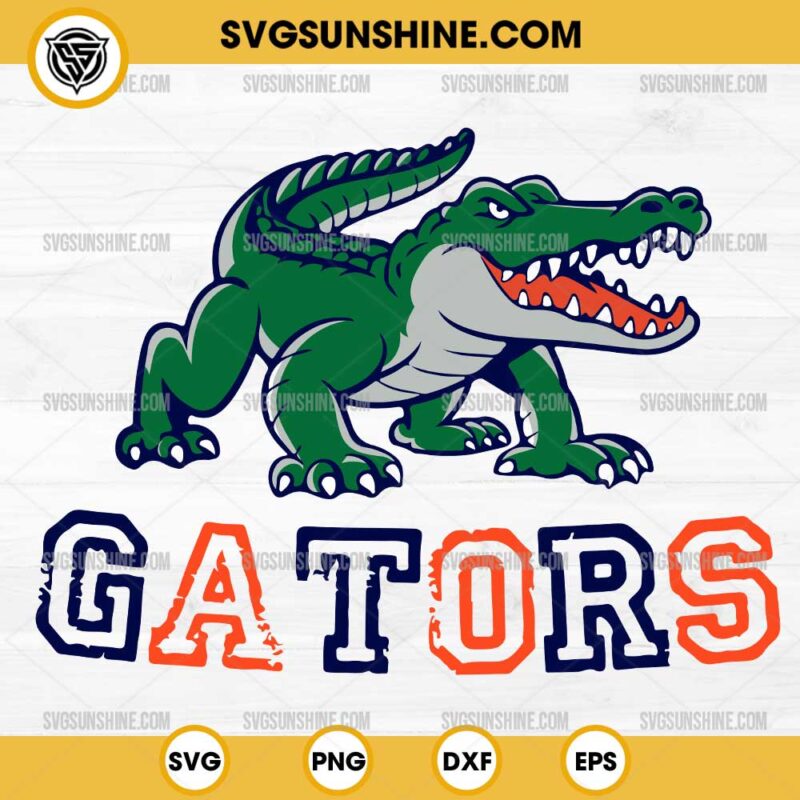 Florida Gators SVG, Alligator Mascot SVG
