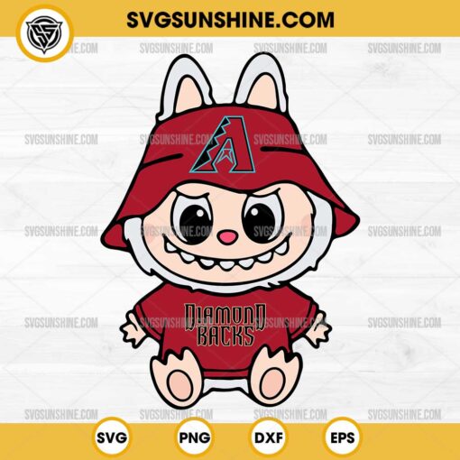 Labubu Arizona Diamondbacks SVG PNG File