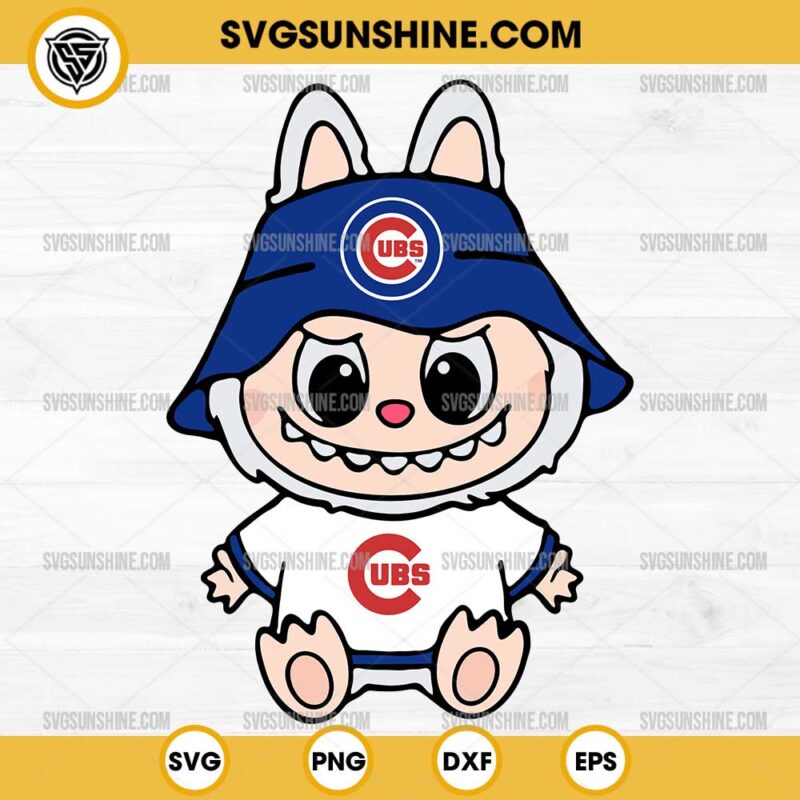 Labubu Chicago Cubs SVG PNG File