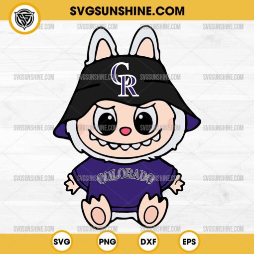 Labubu Colorado Rockies SVG PNG File