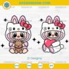 Labubu Hello Kitty SVG Bundle, Hello Kitty The Monsters SVG, Sanrio x Labubu SVG
