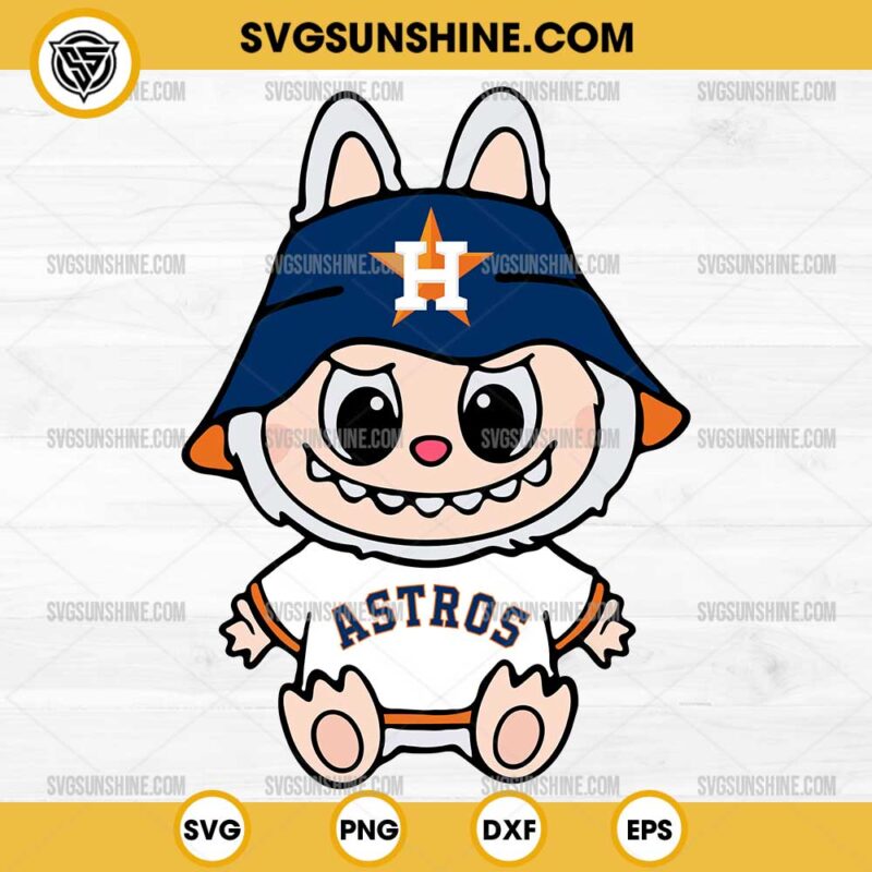 Labubu Houston Astros SVG PNG File