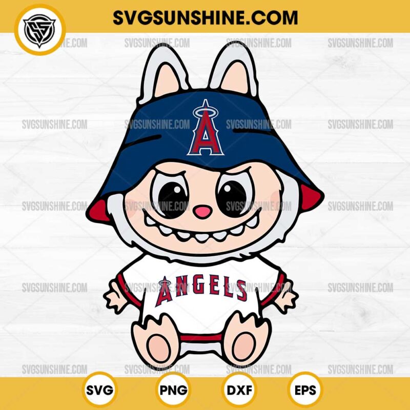 Labubu Los Angeles Angels SVG PNG File