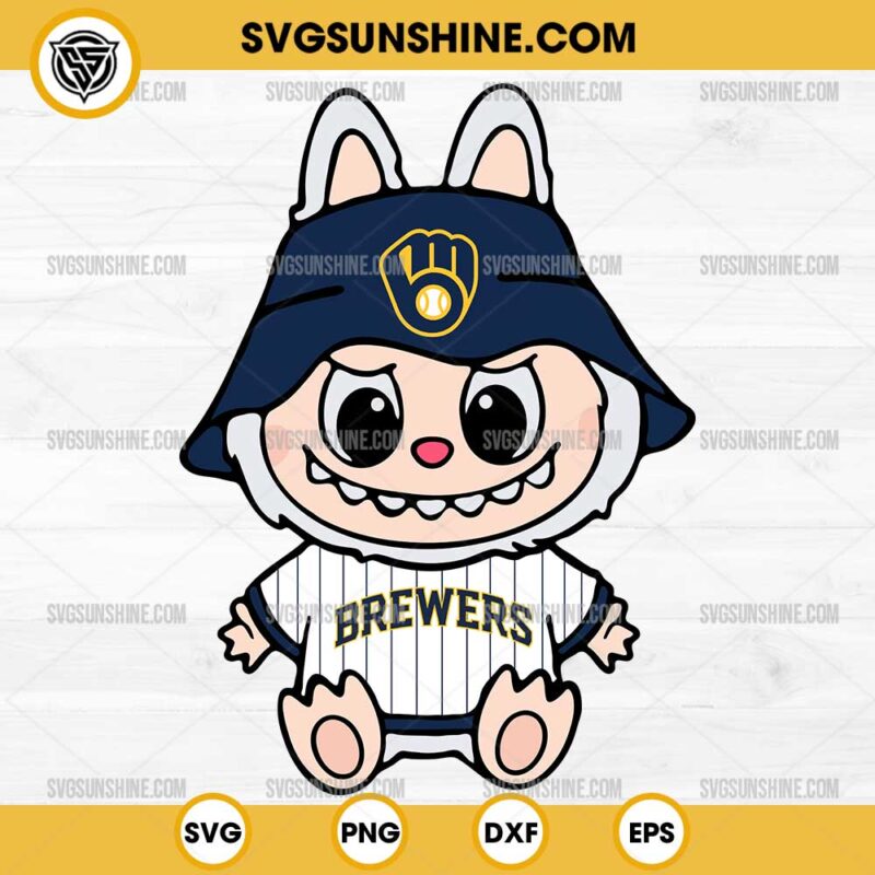 Labubu Milwaukee Brewers SVG PNG File
