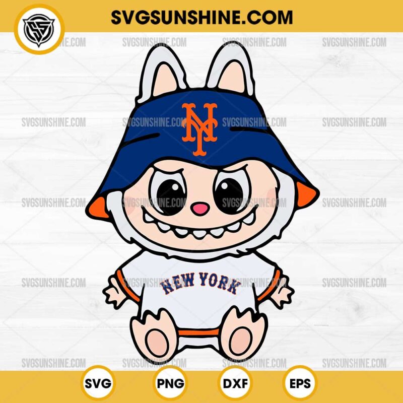 Labubu New York Mets SVG PNG File