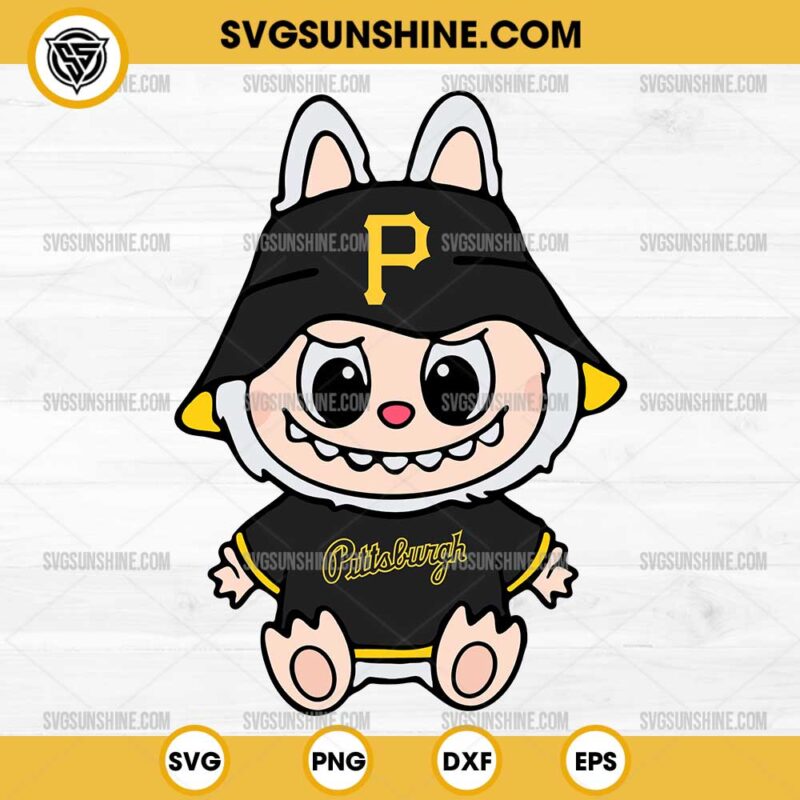 Labubu Pittsburgh Pirates SVG PNG File