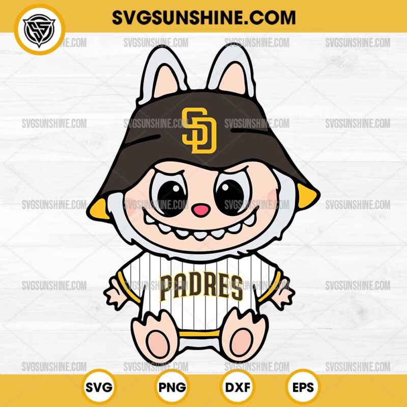 Labubu San Diego Padres SVG PNG File