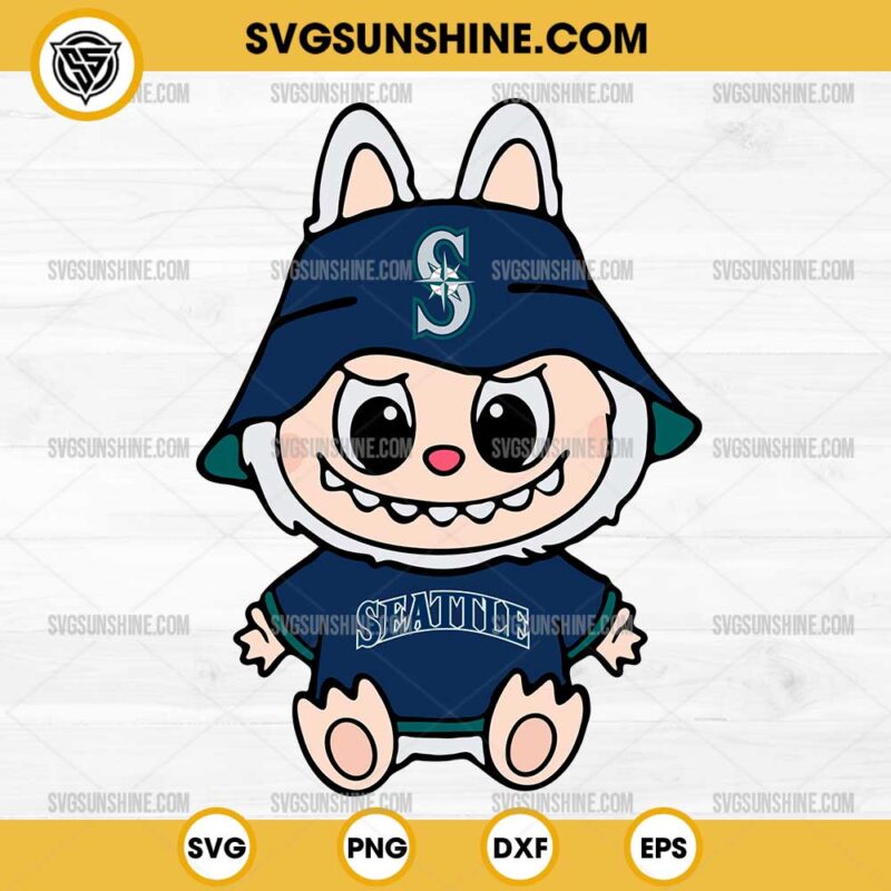 Labubu Seattle Mariners SVG PNG File
