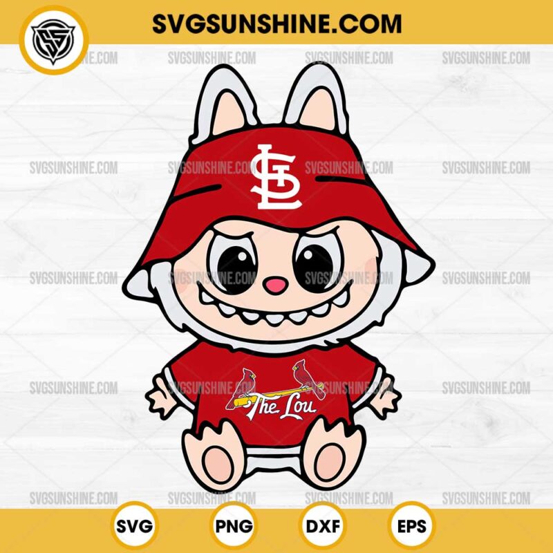 Labubu St Louis Cardinals SVG PNG File