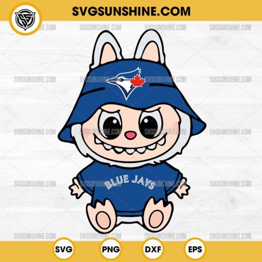 Labubu Toronto Blue Jays SVG PNG File