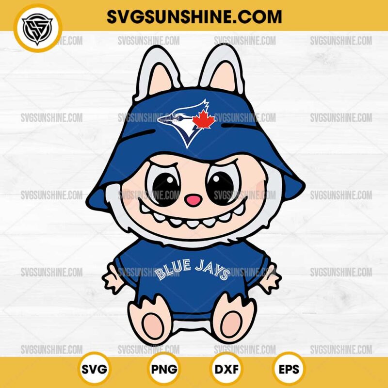 Labubu Toronto Blue Jays SVG PNG File