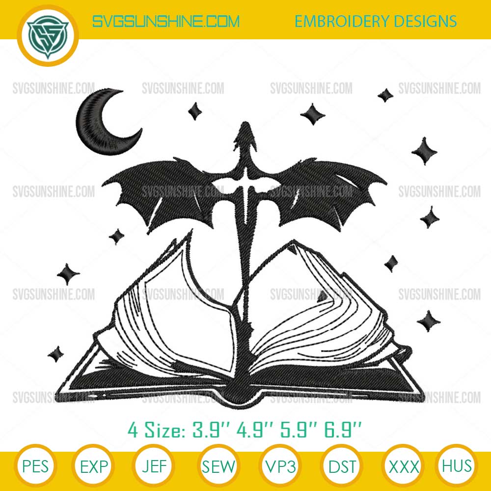 Basgiath War College Iron Flame Dragon Embroidery Design Basgiath War College Iron Flame Dragon Embroidery Design