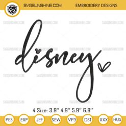 Disney Embroidery Design File