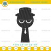 Black Incredibox Sprunki Embroidery Design, Black Sprunki Toys Embroidery File
